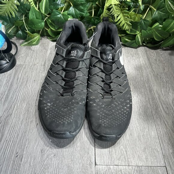 Nike Free Trainer 5.0 579811-010 Black White Mens Size 14 Running Shoes - Picture 2 of 10